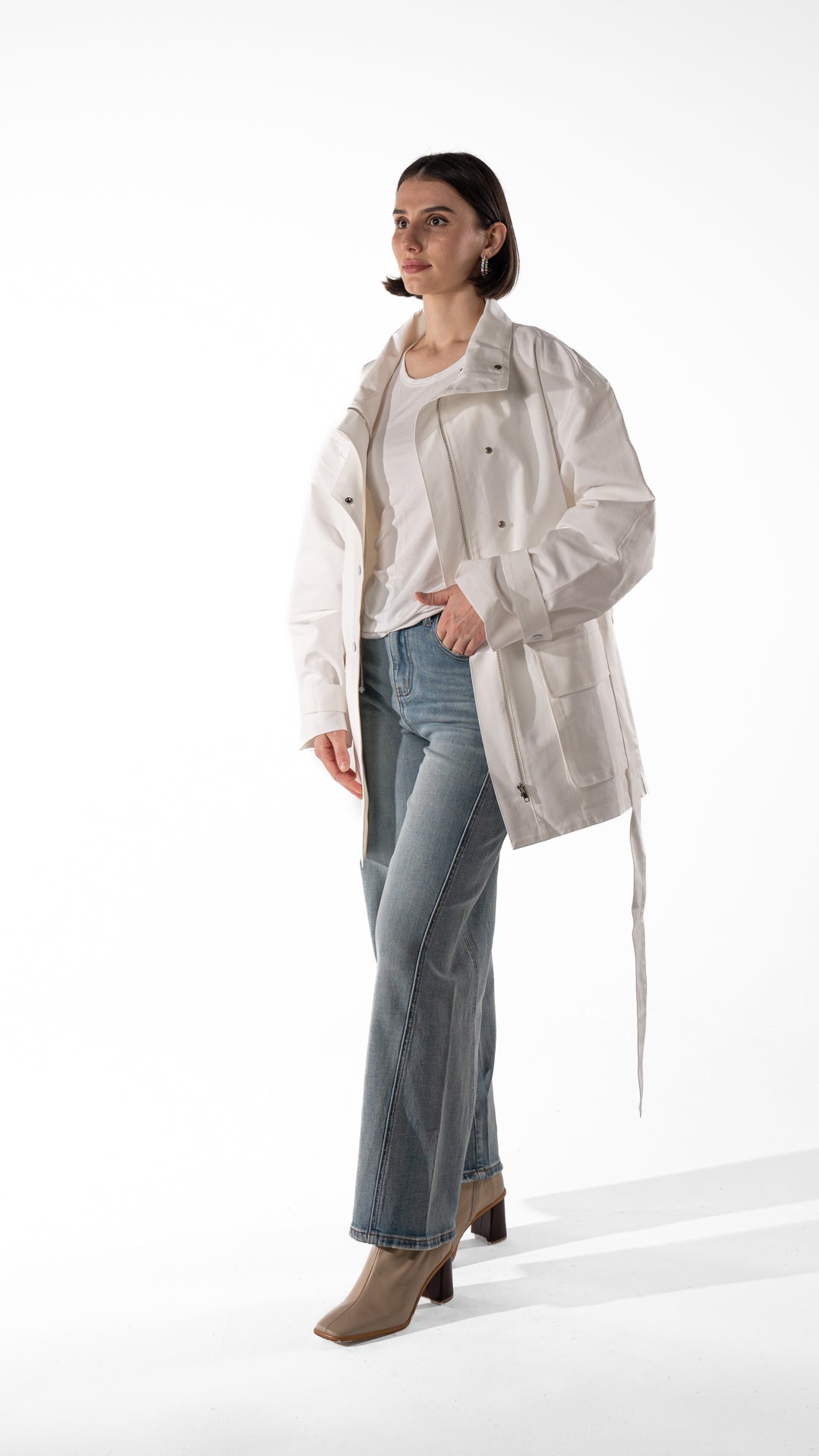 Belted Cotton Jacket