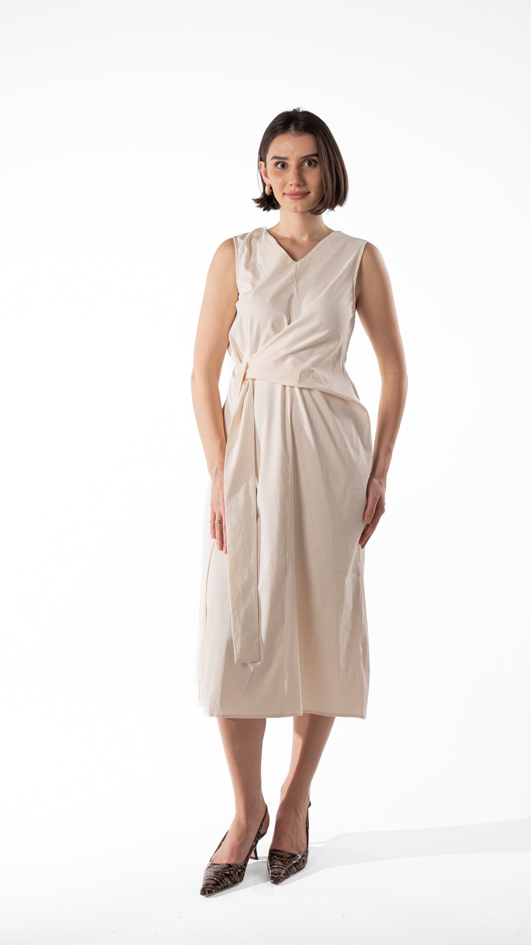 Wrap Midi Dress